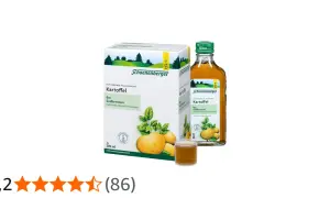 Schoenenberger Kartoffelsaft: natürliche Hilfe bei Sodbrennen. Die Wirkung ist traditionell pflanzlich.